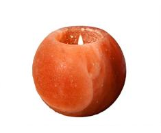 HIMALAYA SALT DREAMS - Salzkristall Teelichthalter Rund