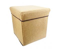 Lanscoe Faltbarer Aufbewahrungskorb, Aufbewahrungskorb, Regal, Bücherregal, Box für Home Office Design C-beige S