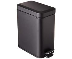 Inspired Living Toilettenpapierhalter, freistehend Waste Bin - Soft Close schwarz