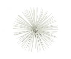Urban Trends Metall Sea Urchin Ornament Skulptur Decor LG beschichtet Finish Weiß, groß