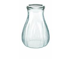 24 cm Formgeblasene Vorratsdose Aqua in Transparent