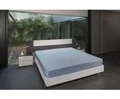 B.sensible BSensible Tencel-Spannbettlaken, wasserdicht und atmungsaktiv Bett mit Gelenken am Kopf und an den Füßen 70+70 X 200 Himmelblau