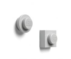 LEGO Magnet-Set, Grau, One Size