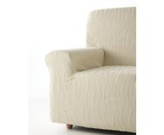 Zebra Textil Sofa, Weiß