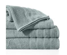 Design91 Frottier Handtuch Mint 100% Baumwolle Duschtuch Badetuch Badezimmer, 70x140cm
