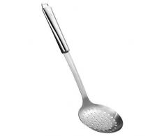 Secret de Gourmet 119662 Schaumlöffel Edelstahl 430, rostfrei, grobe Lochung, Ø11/37cm
