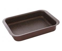 ILLA gc5025 Gourmet Bräter mit Beschichtung Rock 5 Schichten mit mineralienpartikel, Aluminium, Bronze