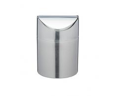 Kitchen Craft Le Xpress Mini Edelstahl Schreibtisch Bin, 13 x 9,5 x 9 cm â silber