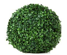Catral Deutschland GmbH 72050024 Dekoration, PVC, Buchsbaum 38cm, 38 x 38 x 38 cm