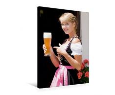 Calvendo Premium Textil-Leinwand 50 cm x 75 cm hoch, Ein Motiv aus Dem Kalender Dirndl und Tradition | Wandbild, Bild auf Keilrahmen, Fertigbild auf Echter Leinwand, Leinwanddruck Menschen Menschen