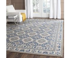 Safavieh Pasadena Bereich Teppich, blau/elfenbeinfarben, 154Â x 228Â cm