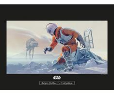 Komar Wandbild Star Wars Classic RMQ Hoth Battle Pilot | Kinderzimmer, Jugendzimmer, Dekoration, Kunstdruck | ohne Rahmen | WB144-40x30 | Größe: 40 x 30 cm (Breite x Höhe)