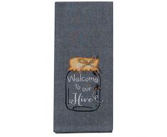 Kay Dee Designs Bestickt Baumwolle Geschirrtuch, 18 von 71 cm, Hive