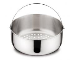 Lagostina Schnellkochtopf, Edelstahl, Durchmesser: 18,5 cm, 7 l Kapazität