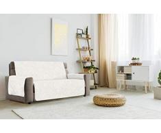 Italian Bed Linen “Glamour” rutschfest Sofa Abdeckung, Creme, 1 Platz
