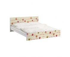 Apalis 94031 Möbelfolie für Ikea Malm Bett niedrig 180x200 cm - Owl Howl, gröÃe 77 x 197 cm