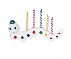 Geburtstagskerzen Wurm Kerzenständer Tischdekoration