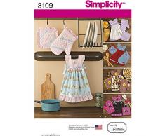 Simplicity Handtuch Kleider/Topflappen und Ofenhandschuhe Schnittmuster, Papier