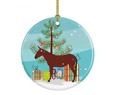 Carolines Treasures Weihnachtsbaum, Keramik, Abessinische Katze Esel und Maultiere - Hinny, Pferd, Esel 3 in Mehrfarbig