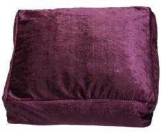 Sauermilch 1302606015005 Glam Bodenkissen eckig, 60 x 60 x 15 cm, lila