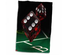 3dRose Handtuch, weiß, 38,1 x 55,9 cm