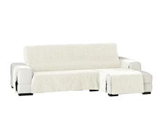 Eysa Dream Nicht elastisch Sofa überwurf Chaise Longue rechts, frontalsicht, Chenille, 01-Ecru, 37 x 9 x 29 cm