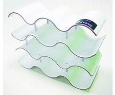 Point-Virgule PV-LIV-1178 Weinflaschenhalter 10 FL, 4 Lagen, Weiss