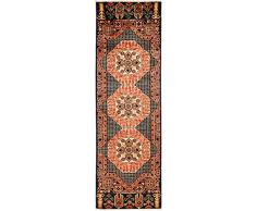 Solo Rugs Serapi Handgeknüpfter Läufer, 76 x 183 cm, Marineblau