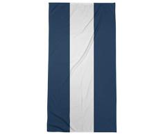 ArtVerse NFS Denver Football Stripes Strandtuch, Poly/Baumwolle, 36 x 72, Marineblau und Weiß