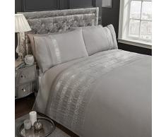 Rapport Carly Bettbezug-Set, grau, Einzelbett