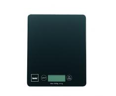 Kela 15741 Digitale Küchenwaage, Glas, 1 g-Feineinteilung, Tara-Funktion, Bis 5 kg Gewicht, Pinta, schwarz