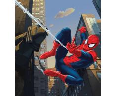 AG Design FTDxl 1919 Spider-Man Marvel, Papier Fototapete Kinderzimmer- 180x202 cm - 2 Teile, Papier, Multicolor, 0,1 x 180 x 202 cm