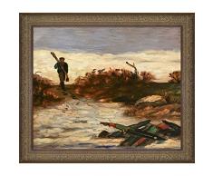 La Pastiche Fisherman by Water Ölgemälde, gerahmt, 69,8 x 59,9 cm, Mehrfarbig