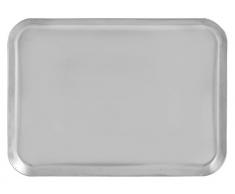 H+H Tablett Edelstahl Gebäck, rechteckig, 23 cm