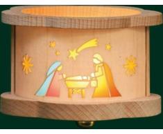 Teelichtlaterne Heilige Familie, Erzgebirge Richard Glässer Seiffen, 04388