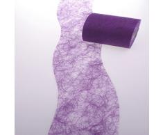 Deko AS GmbH Sizoflor Tischband Wellenschnitt Erika ca. 12,5 cm Rolle 25 Meter - 60w-125-25-037