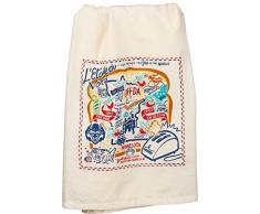 Primitives by Kathy LOL Made You Smile Geschirrtuch, Minnesota, 28 x 28