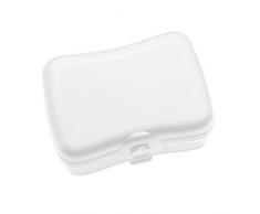 koziol Lunchbox Basic, Kunststoff, weiß, 12.2 x 16.8 x 6.6 cm