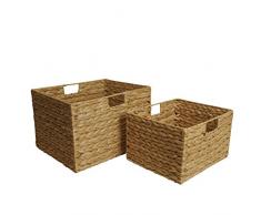 Wald Imports Aufbewahrungsbox aus Seegras Körbe (Set 2)