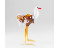 EE Glass Strauß klein Glasfiguren mundgeblasen Kunst Sammlerfiguren