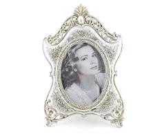 Zhenzan Frames 12,7 x 17,8 cm Exquisite viktorianischen Oval Single Schreibtisch Ständer Bilderrahmen
