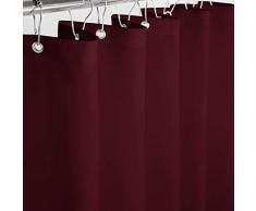 eforcurtain Heavy Duty Duschvorhang, wasserdicht und mildew Badezimmer Vorhang Stoff, Polyester, rot, 36x72