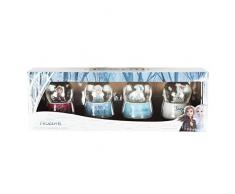 D1 Frozen II Glitzer Schneekugel 4er Set