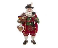 Kurt S. Adler Fabriché Musikalischer Weihnachtsmann, 28 cm, Mehrfarbig