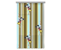 AG Design Disney Mickey Mouse Kinderzimmer Gardine/Vorhang, 1 Teil, Stoff, Multicolor, 140 x 245 cm