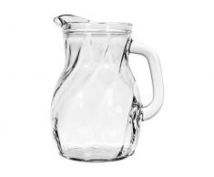 BORMIOLI ROCCO Bistrot Twist Krug, Glas, transparent, 1 Liter