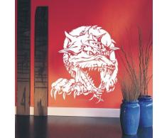 INDIGOS WG30417-31 Wandtattoo w417 Drachen Monster Wandaufkleber 120 x 105 cm, rot