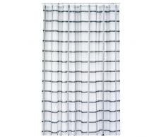 kela Duschvorhang Laneta 180x200cm aus Polyester in grau, 200 x 180 x 0.8 cm