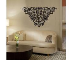 INDIGOS WG10257 Wandtattoo W257 Ranken, Ornamente Wandaufkleber 80 x 45 cm, weiß