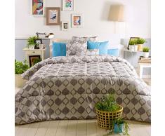 Sancarlos Gläser Bett mit 135 cm Breite blau
